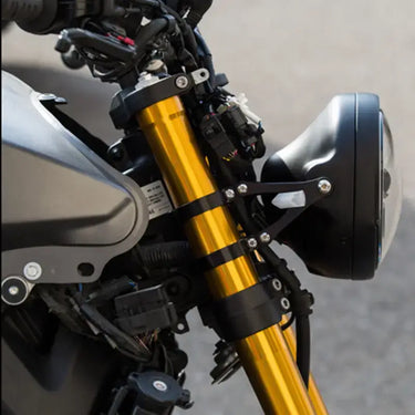 Support de Phare et Clignotant Moto Scrambler et Café Racer